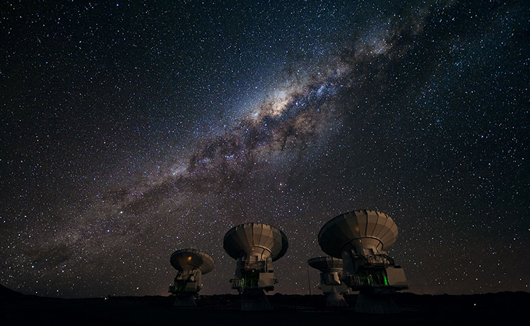 radio telescopes and the Milky Way