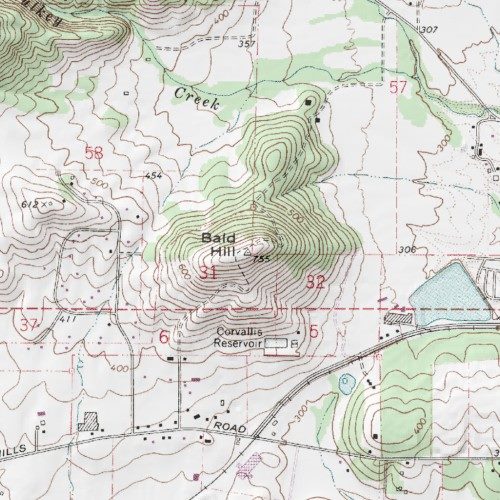 topographic map
