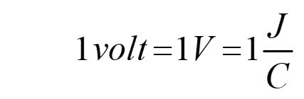 electric potential units