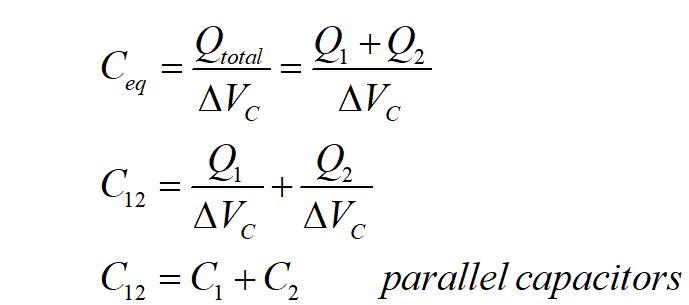 capacitor equation
