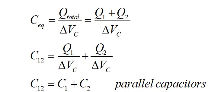 capacitor equation