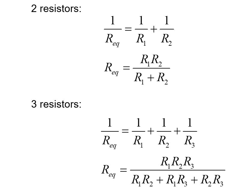 parallel resistors