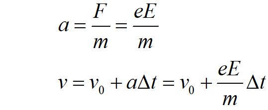 drift speed equations