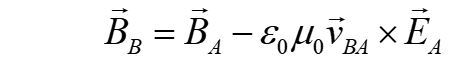 relative EM equation