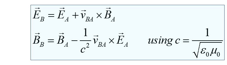 relative EM equation